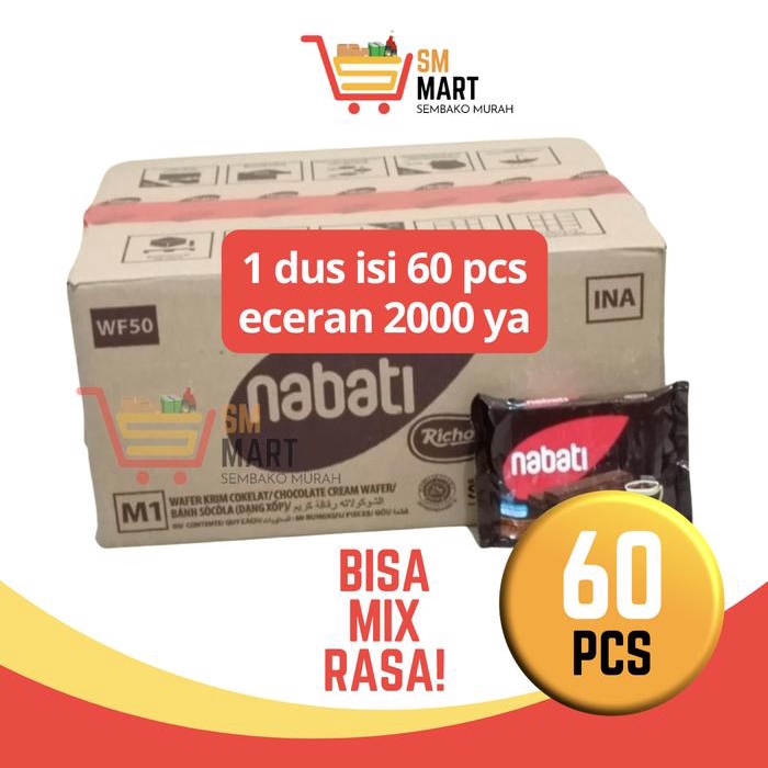 

Kuliner.Kita [60 Pcs Nabati 2000] Nabati Keju Nabati Coklat 1 Dus Isi 60 Pcs Nabati 2000 39 Grm