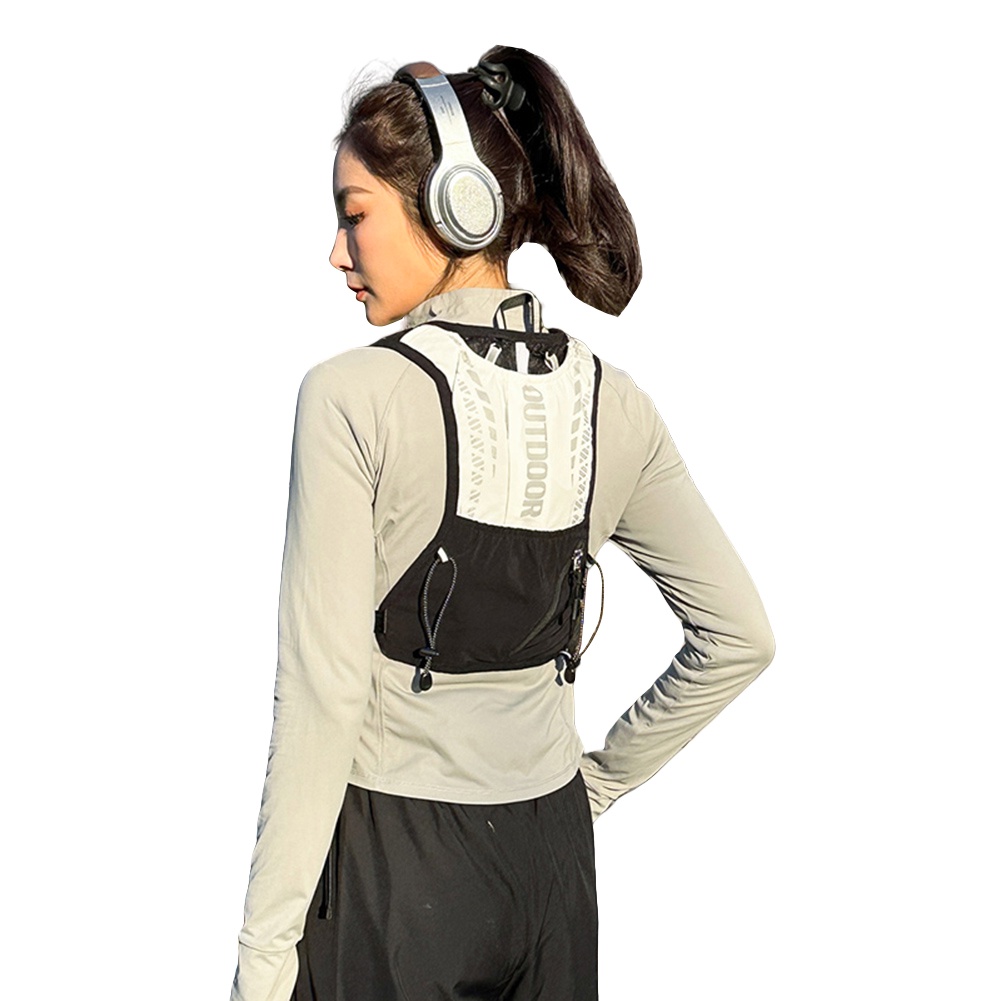 Hydration Running Vest Waterproof Lightweight Running Vest Reflective Water Bladder Daypack for