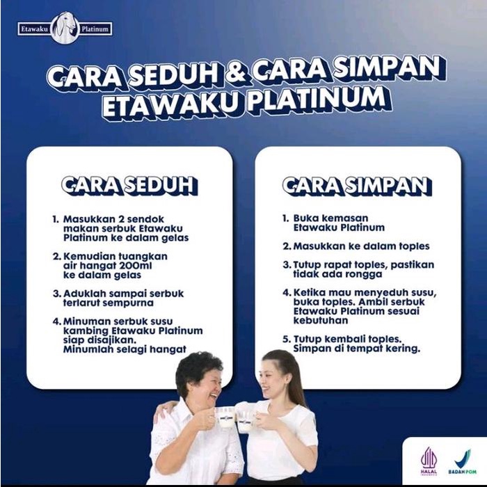 

Terlaris- Paket 2 Box Susu Etawaku Platinum - Original Bubuk Kambing Etawa Dairy Milk