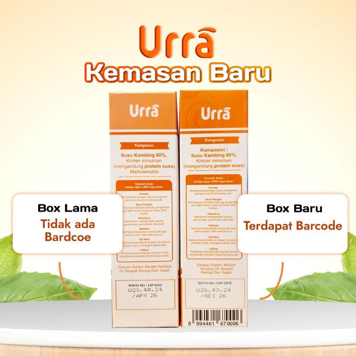 

Terlaris- Susu Urra - Kambing Saneen - Susu Bubuk Kemasan 200Gr - Dairy Milk - Halal & Bbpom