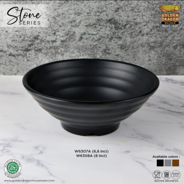 Golden Dragon Mangkok Melamin 8 inch W6308A