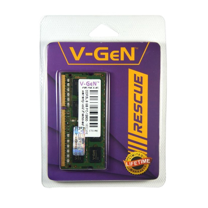 Ready SODIMM DDR3 VGEN 8GB PC 12800 RESCUE