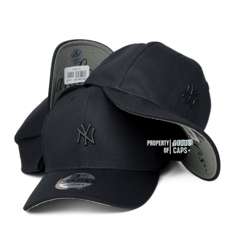 Topi Baseball NY New York Metal Badge Logo Besi Topi NY Besi