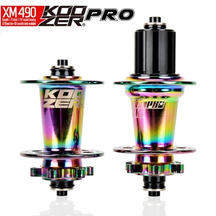 Sepeda Hub Freehub Koozer Xm490 Pro Hubs 32Hole Rainbow
