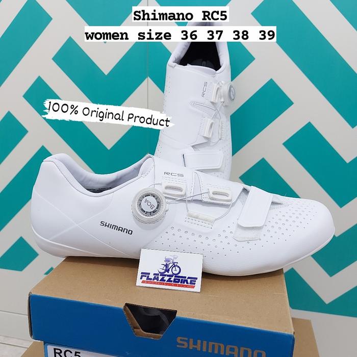 Mtb Shimano Rc5 Women Size 36 37 38 39 White Sepatu Roadbike Rc500 Rc 3 7