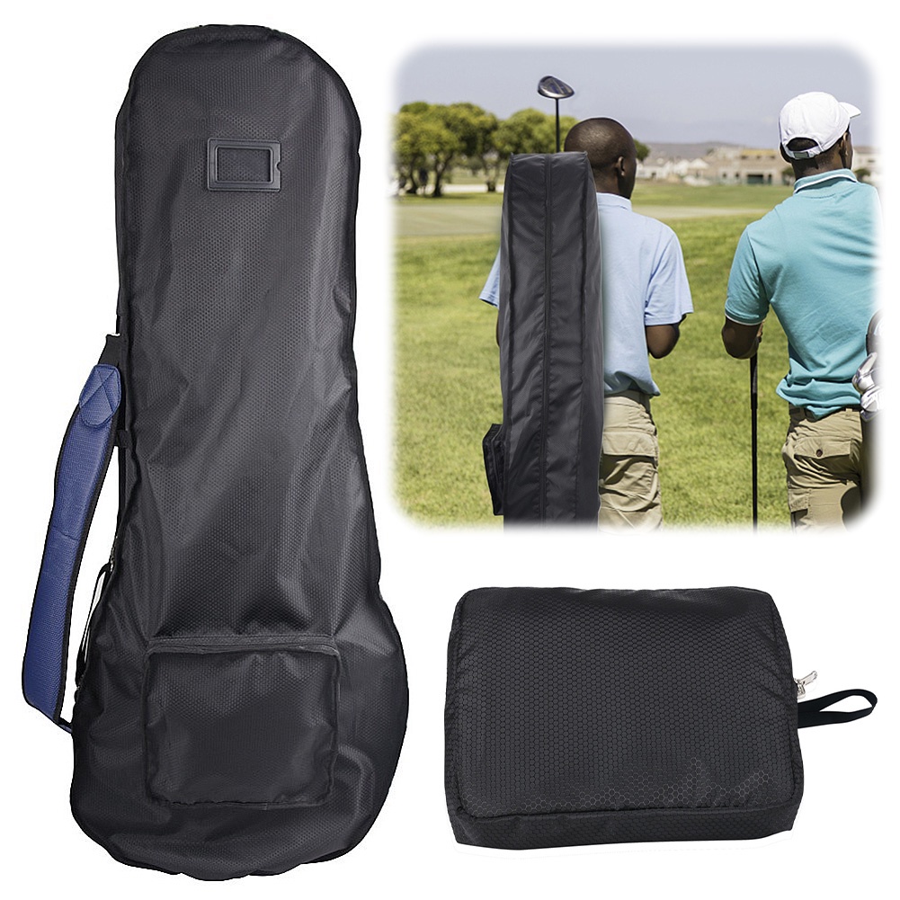 Golf Bag Rain Cover Dustproof Golf Travel Cover Bag Foldable Golf Bag Protector Oxford Cloth Golf