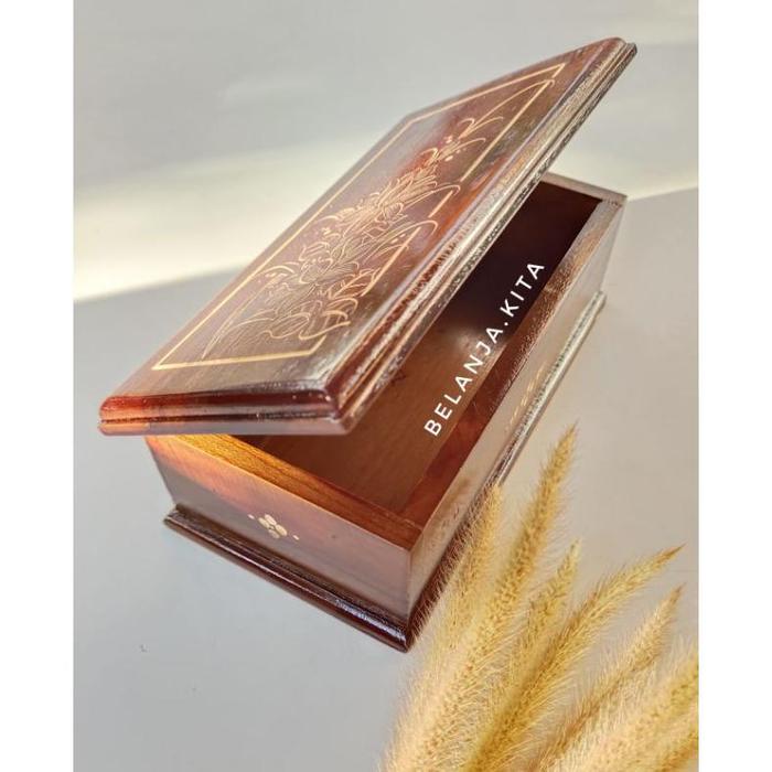 kotak uang/kotak perhiasan kayu JATI CAKEP