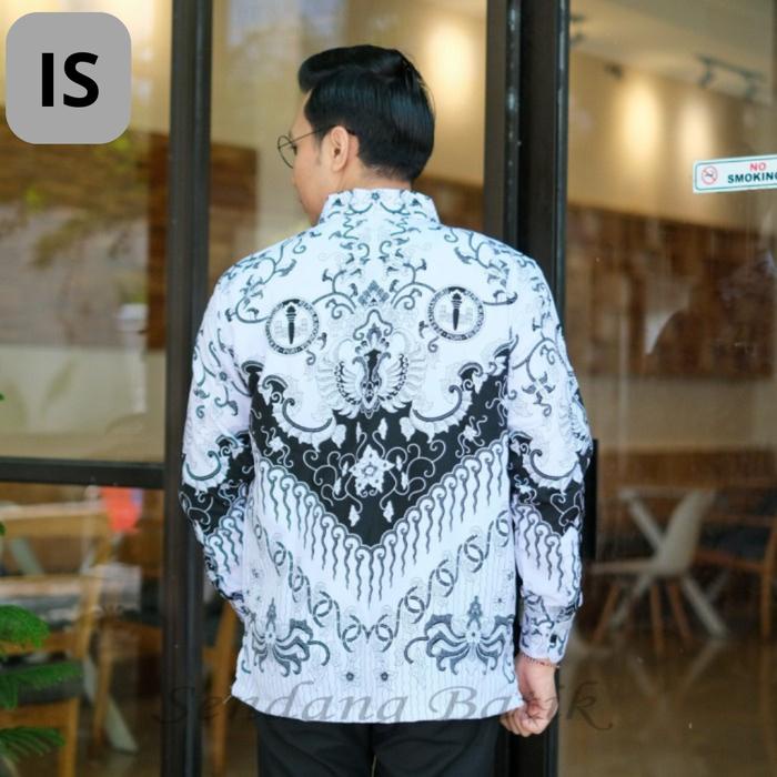 ASLI Batik PGRI Pria Wanita Terbaru lapisan furing bahan bsw atasan PGRI Model Blazer baju PGRI