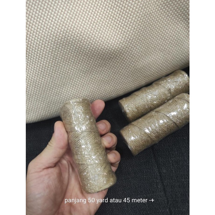

------] tali rami import coklat 50 yard murni roll mesin