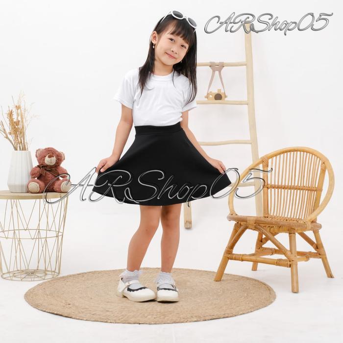 Gemiloo- Rok korean Style Mini Skrit Flare Rok anak Terbaru Fashion