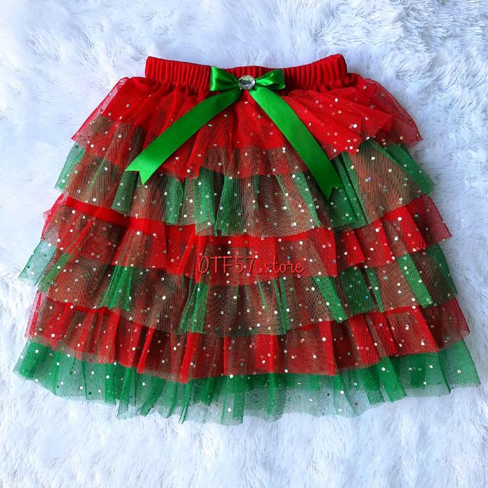 Gemiloo- Rok Tutu Anak Perempuan Model Clara Merjau Untuk Anak Usia 1-10 Tahun(Rok Tutu Anak) Kids