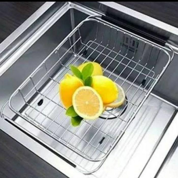 Termurah Keranjang Tirisan Bak Cuci Piring Stainless