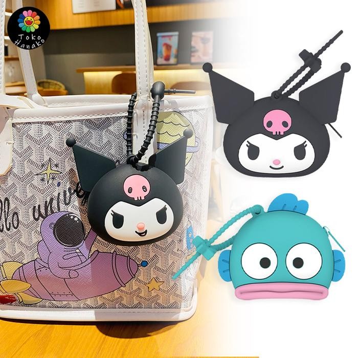 Terlaris Ganci Dompet Silikon Koin Super Cute Sanrio/Dompet Silikon Koin Earphone/Jelly Silicone
