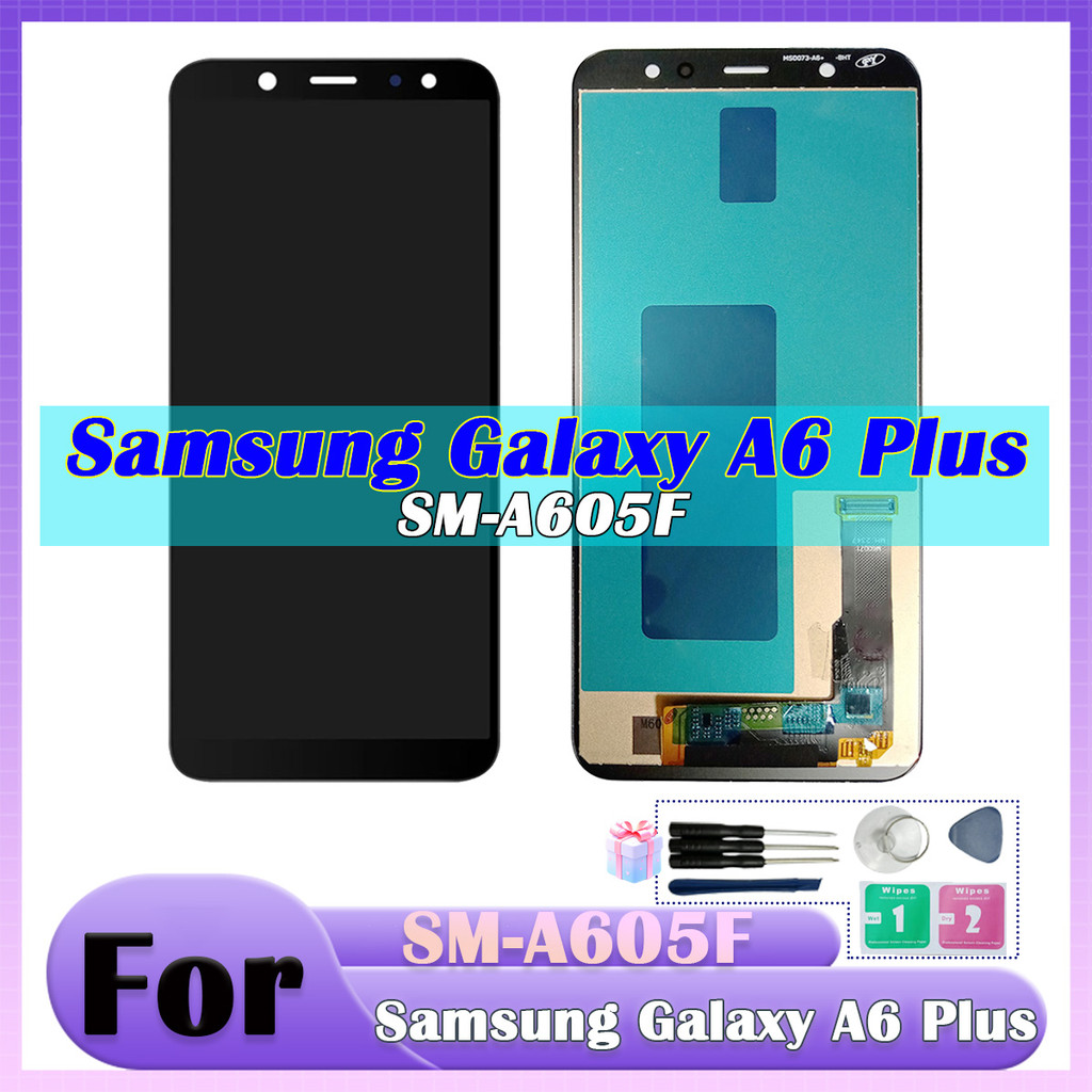 For Samsung Galaxy A6 Plus Lcd Display Touch Screen Replacement For Sm-A605Fn Sm-A605G Sm-A605F Lcd