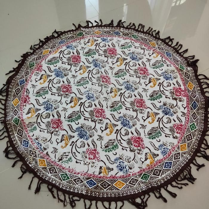 (Expert) Taplak Meja Bulat Batik Cap