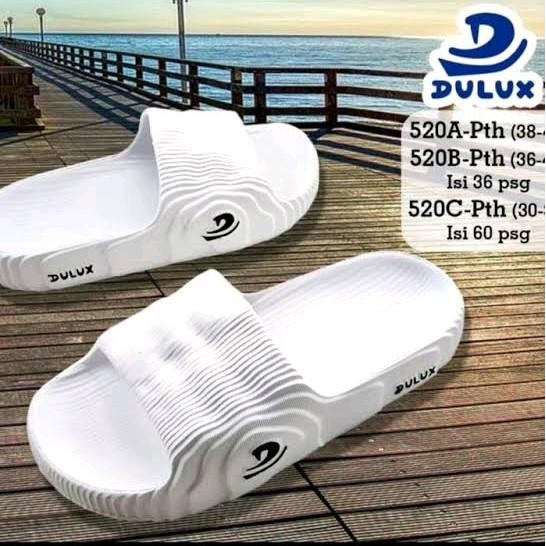 Chibella-Sandal Selop Anak Laki Laki Tanggung Dulux/Sandal Selop Anak Laki laki Putih