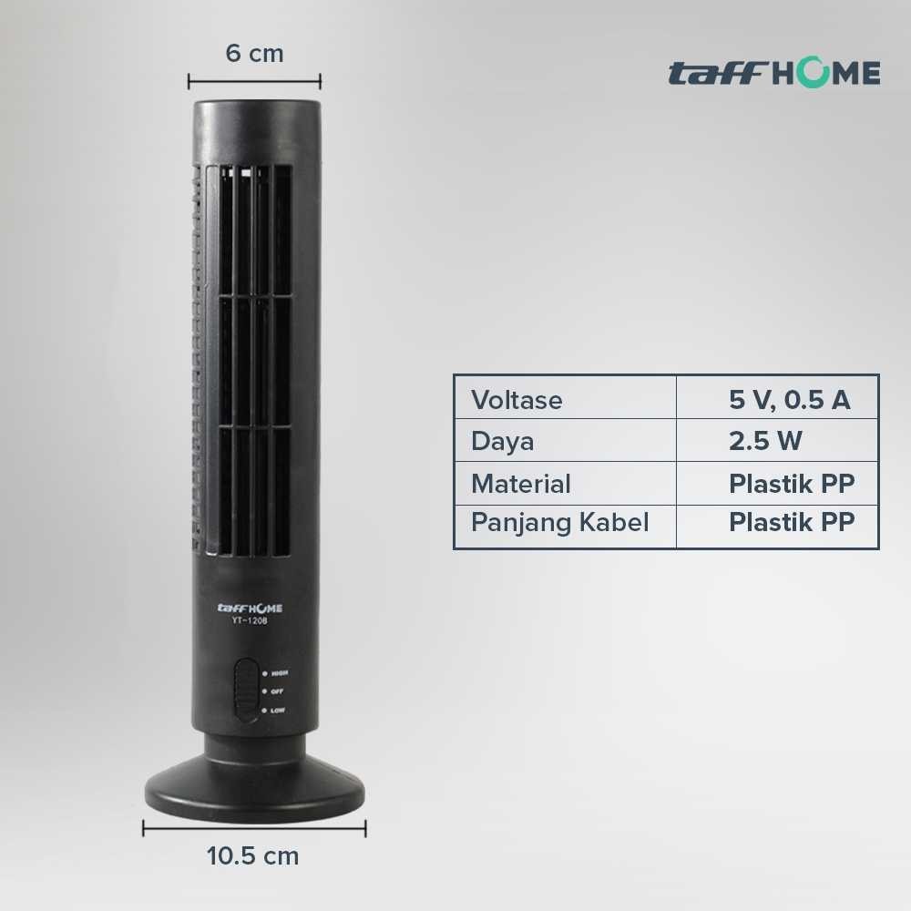 Kipas Angin USB Tower Leafless Ultra Quite - YK-1208