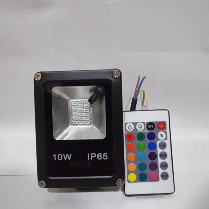 Terlaris lampu sorot RGB 10w/lampu led RGB/lampu taman RGB/kap sorot RGb/lampu led outdoor/ Terbaru
