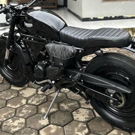 BEST SELLER TAS SAMPING SIDE BAG TUTUP COVER AKI DOP AKI CAFERACER JAPSTYLE WAJIK
