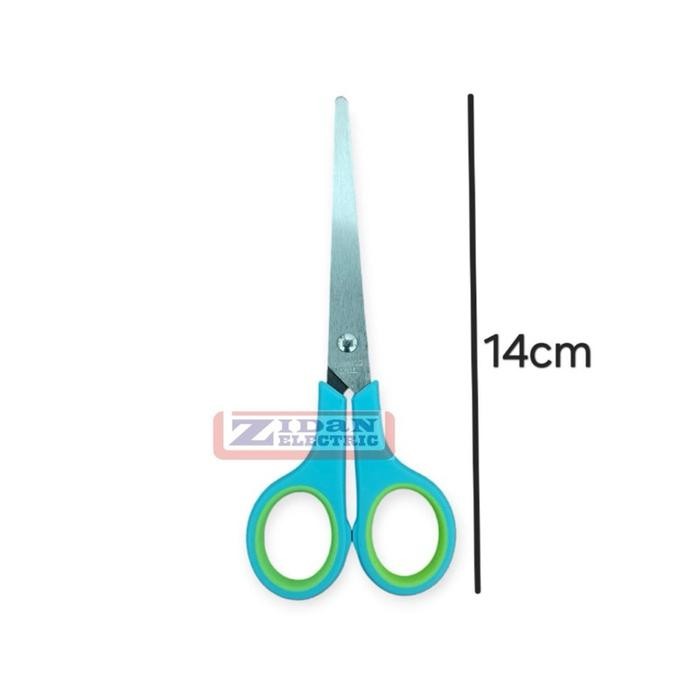 TERBAIK Gunting Kertas Kain Warna Stainless Steel / Gunting Dapur Kecil Sedang Besar