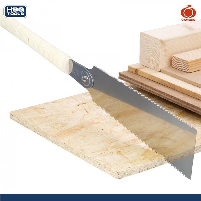 Gercep Razorsaw 616 Ryoba Gergaji Kayu Jepang Gyokucho Seiun Saku 300Mm Ratan