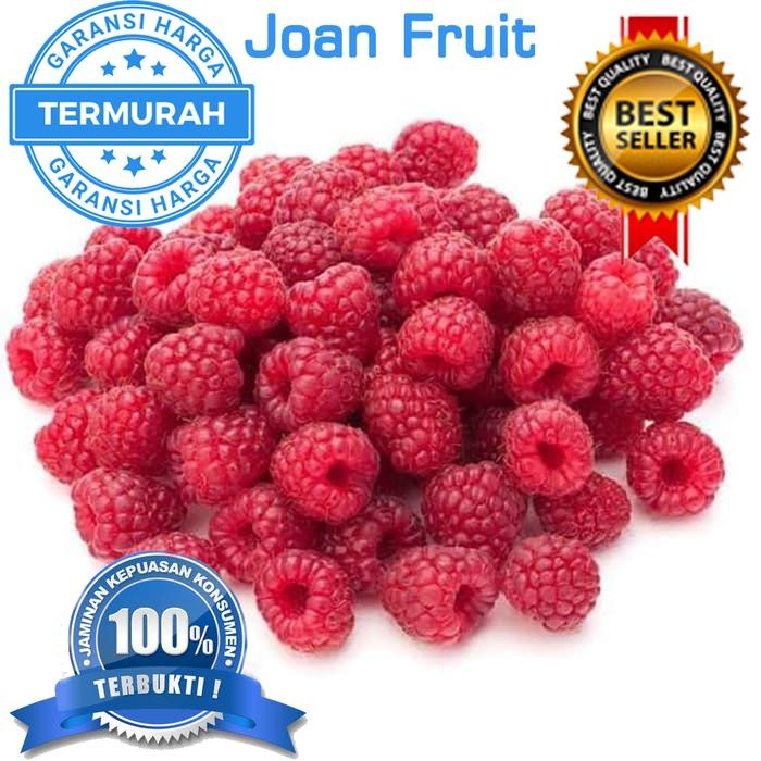 

BisaInstan- GROSIR TERMURAH 1kg Raspberry Import Frozen IQF Buah Raspberry Beku