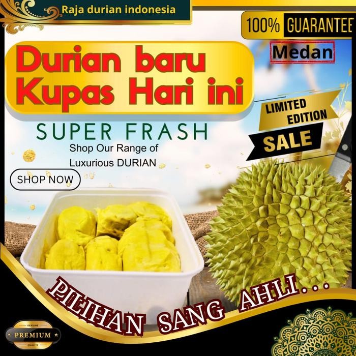 

BisaInstan- RDI. cab Jak-pusat Durian kupas Medan KING FRASH Produk unggulan Rdi