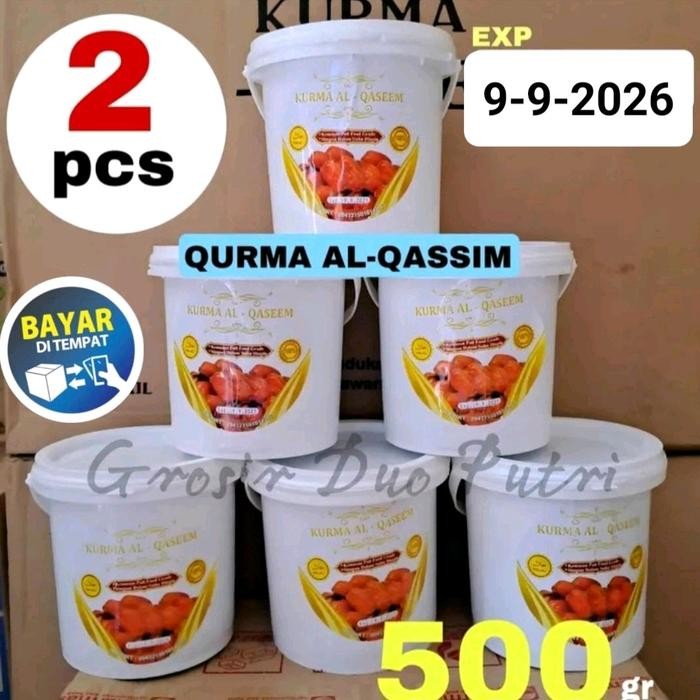 

BisaInstan- PROMO! 2 EMBER KURMA AL-QASEEM KURMA EMBER 500 GRAM EXP 9 - 2026 ORIGINAL