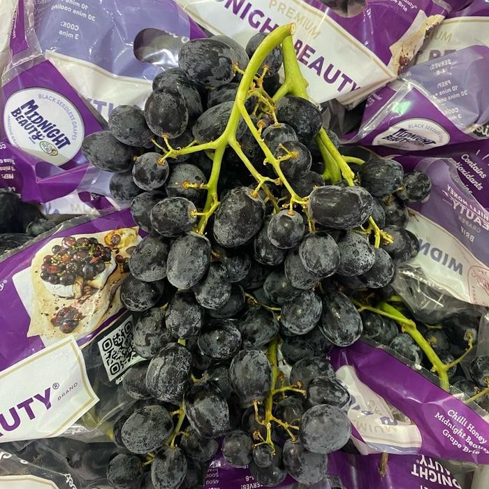 

BisaInstan- ANGGUR HITAM MIDNIGHT BEAUTY. ANGGUR MANIS FRESH SEEDLESS. MURAH