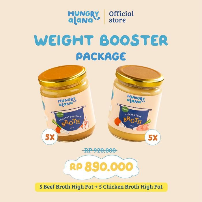 

BisaInstan- Hungry Alana - Weight Booster Package Penambah Berat Badan Anak MPASI