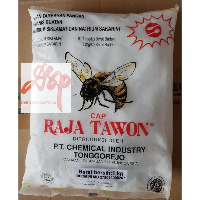 

BisaInstan- Pemanis Makanan Natrium Siklamat dan Sakarin Cap Raja Tawon 1 Kg