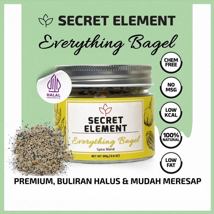 

BisaInstan- Everything Bagel Seasoning - Amerika Series - Bumbu Tabur Roti