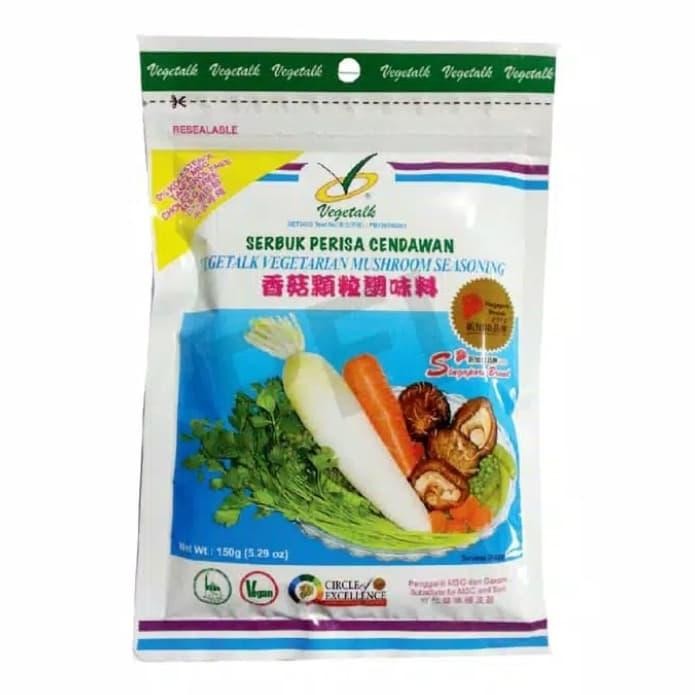 

BisaInstan- Vegetalk Vegetarian Mushroom Seasoning NO MSG tanpa MSG bumbu masak150