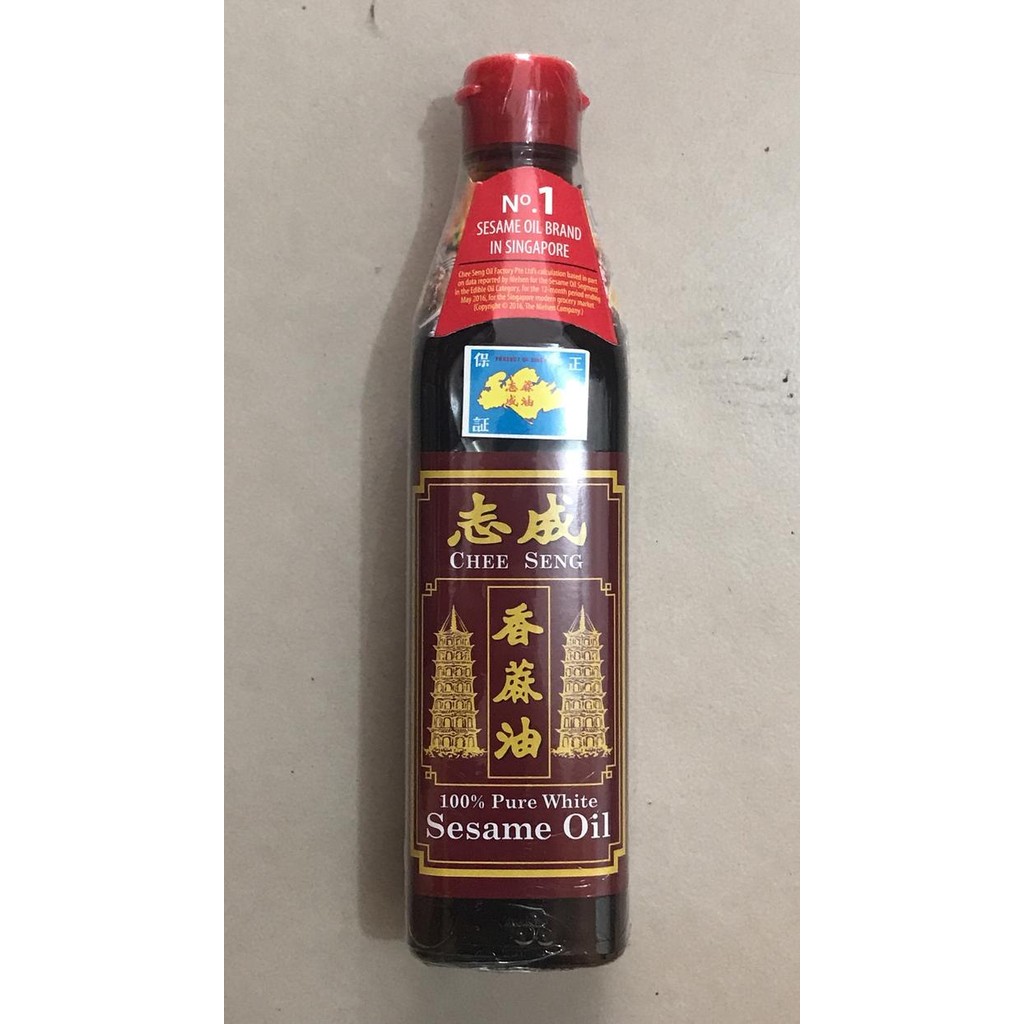

BisaInstan- Minyak Wijen Chee Seng Pagoda 375ml
