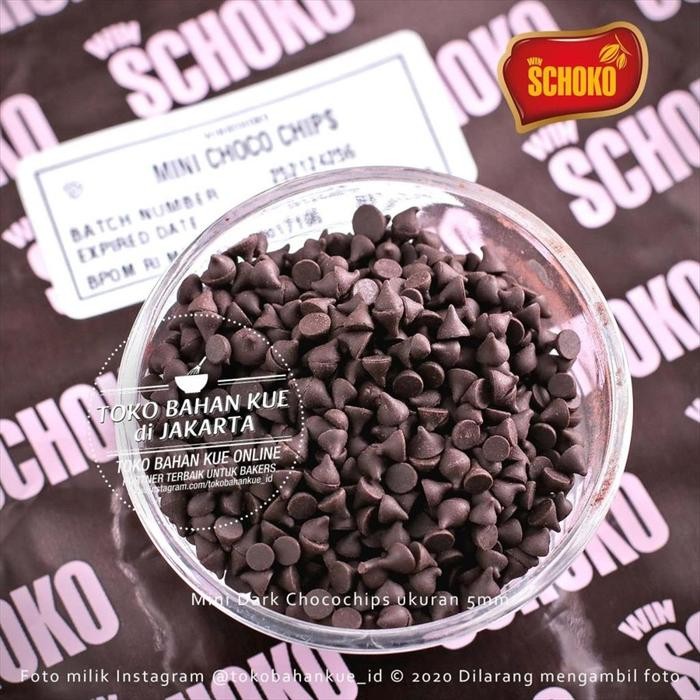 

BisaInstan- Schoko Chocolate Chips MINI 500gr Chocochips Compound Choco Chip