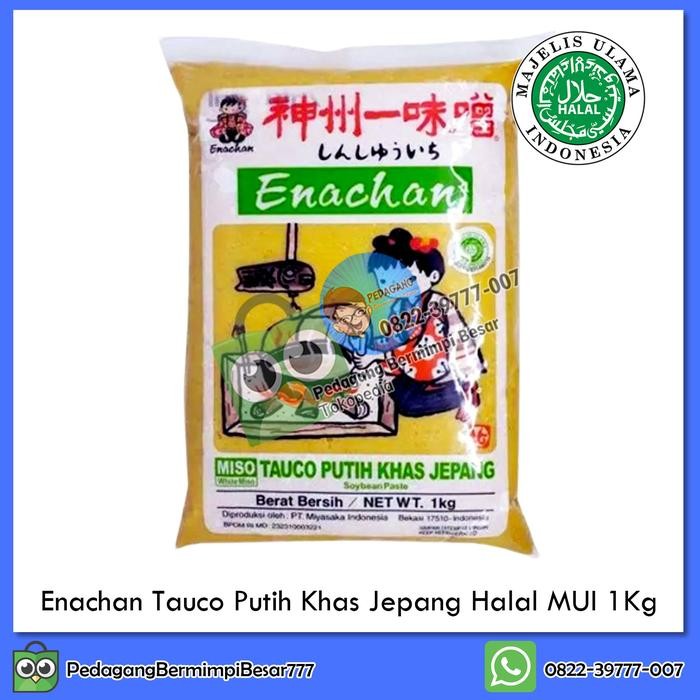

BisaInstan- Enachan Shiro Miso Paste Halal MUI 1Kg Tauco Putih Khas Jepang