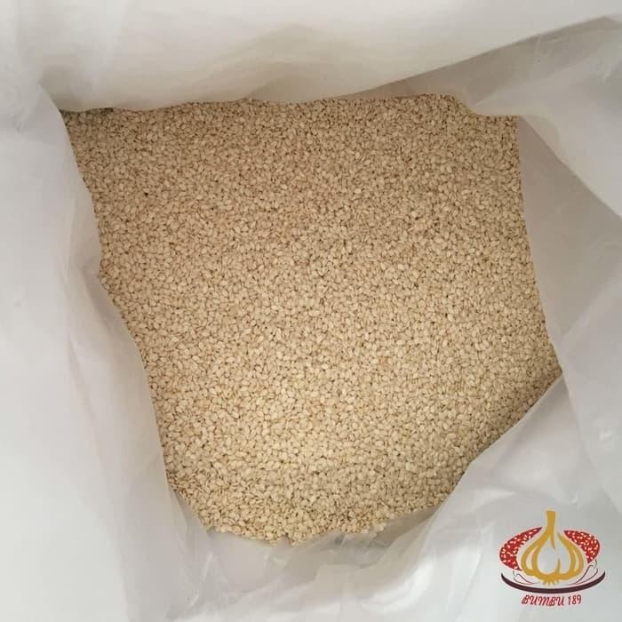 

BisaInstan- Wijen Putih Sesame Seed 1 Karung Sak Ball 25 kg