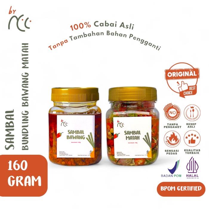 

Kirim,HariYgSama- By NCC Bundling Sambal Bawang dan Sambal Matah 160gr