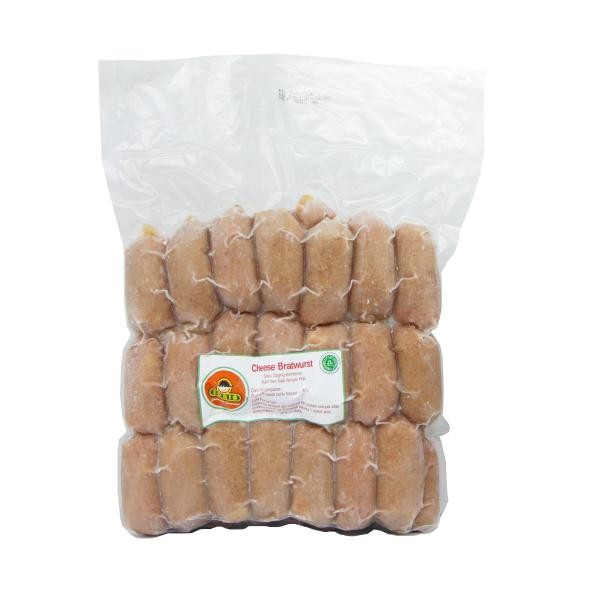 

Kirim,HariYgSama- Sosis SONIA Keju - Cheese Bratwurst 28/25 (1 Kg) - isi 40 pcs