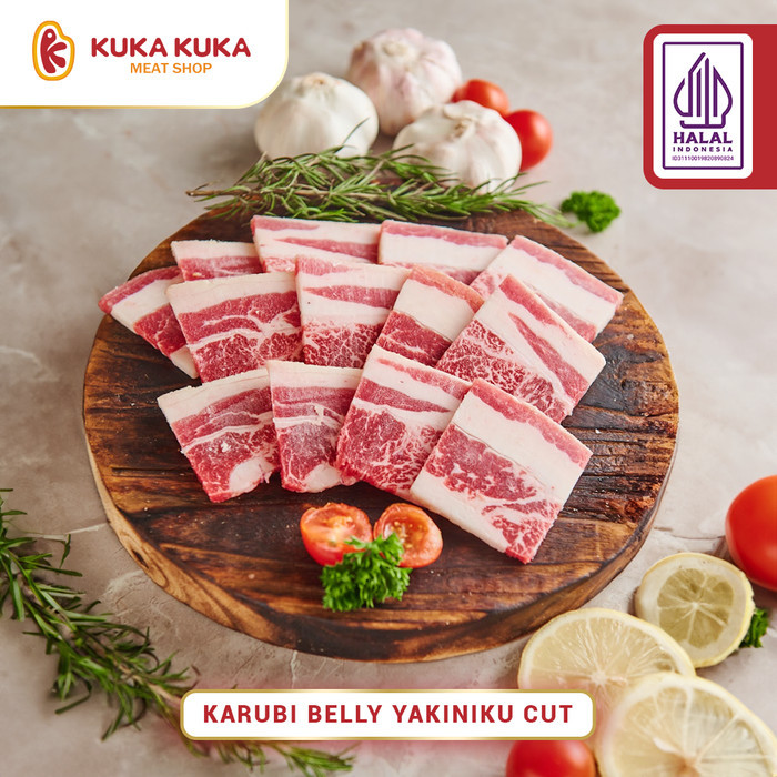 

Kirim,HariYgSama- Us Wagyu Karubi Belly Yakiniku Cut! Fresh Cut 500gr