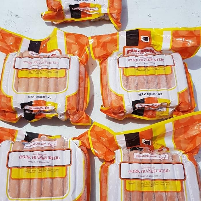 

Kirim,HariYgSama- PORK FRANKFURTER SOSIS BABI BALI @1kg