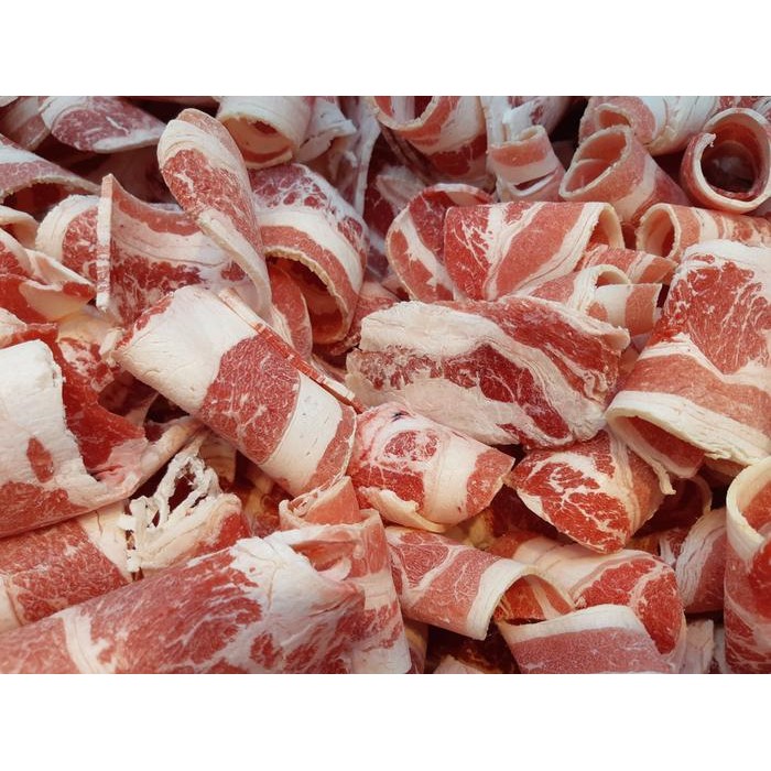 

Kirim,HariYgSama- US Beef Wagyu Shortplate 500gr Yoshinoya Slice