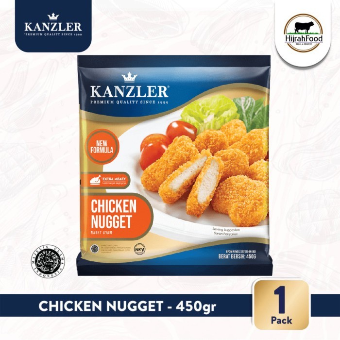 

Kirim,HariYgSama- Kanzler Chicken Nugget Original Premium Naget Ayam Berbumbu (450 gr)