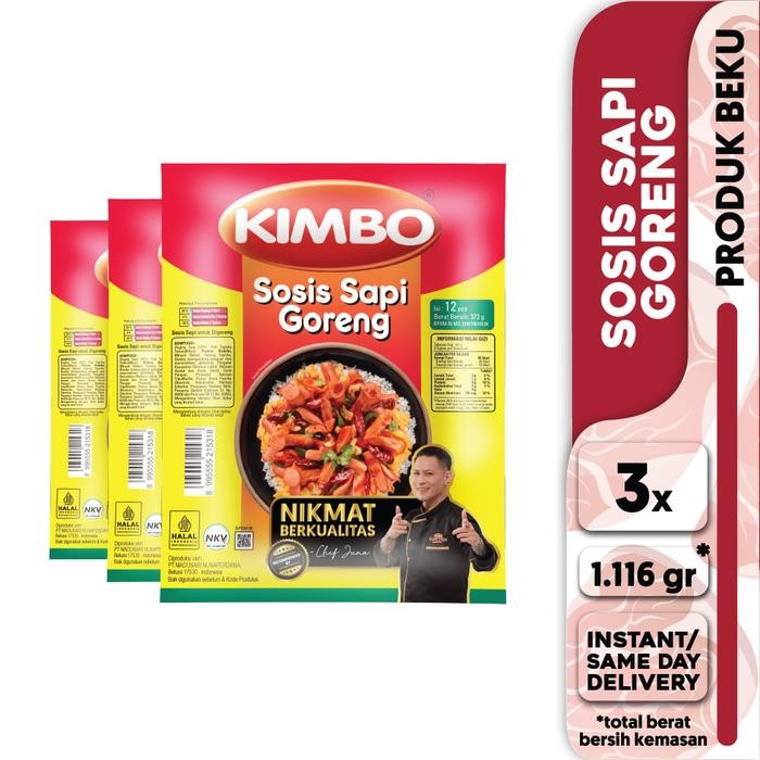 

Kirim,HariYgSama- KIMBO Sosis Sapi Goreng12 3x