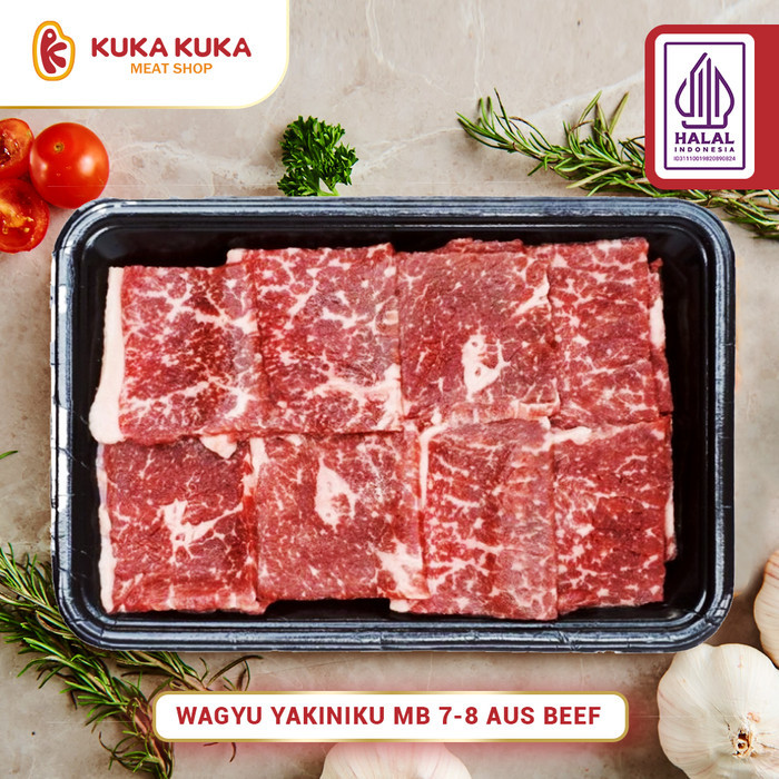 

Kirim,HariYgSama- Wagyu Yakiniku / Slice MB 7-8 Aus Beef - Daging Sapi Premium