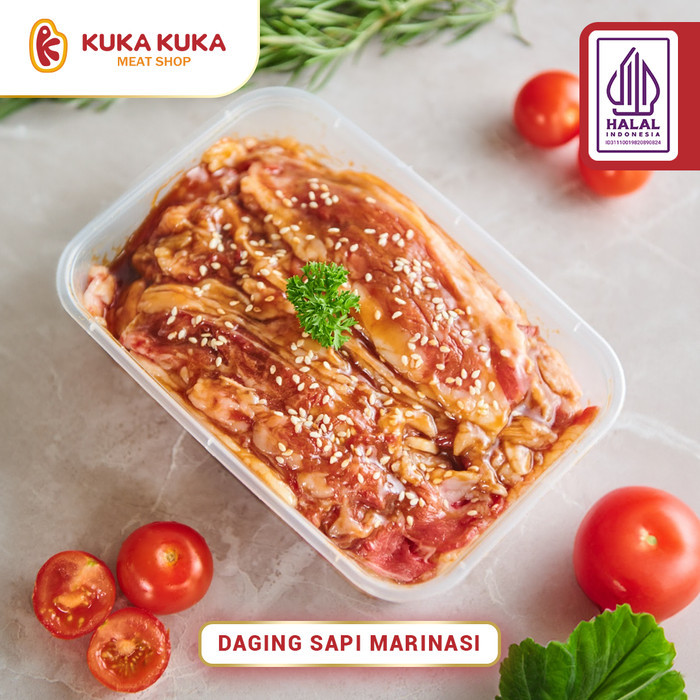 

Kirim,HariYgSama- Daging Sapi Marinasi Bulgogi / Us Shortplate Daging Sapi Bumbu @500gr