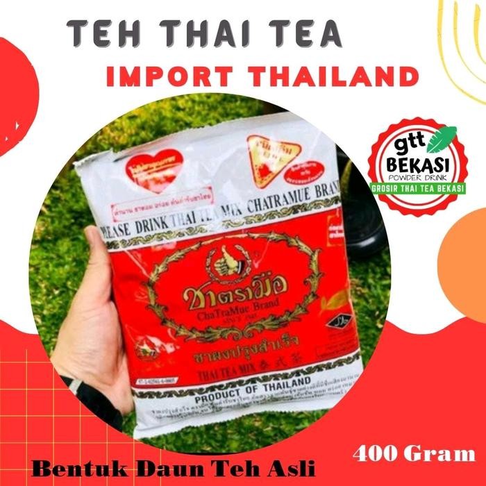 

Terlaris- Teh Thailand Teh Thai Tea Chatramue 400G Logo Halal & Bpom