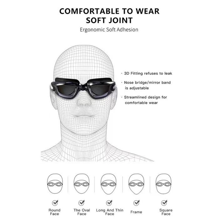 ready stok 2600a-kacamata renang dewasa/kacamata renang original