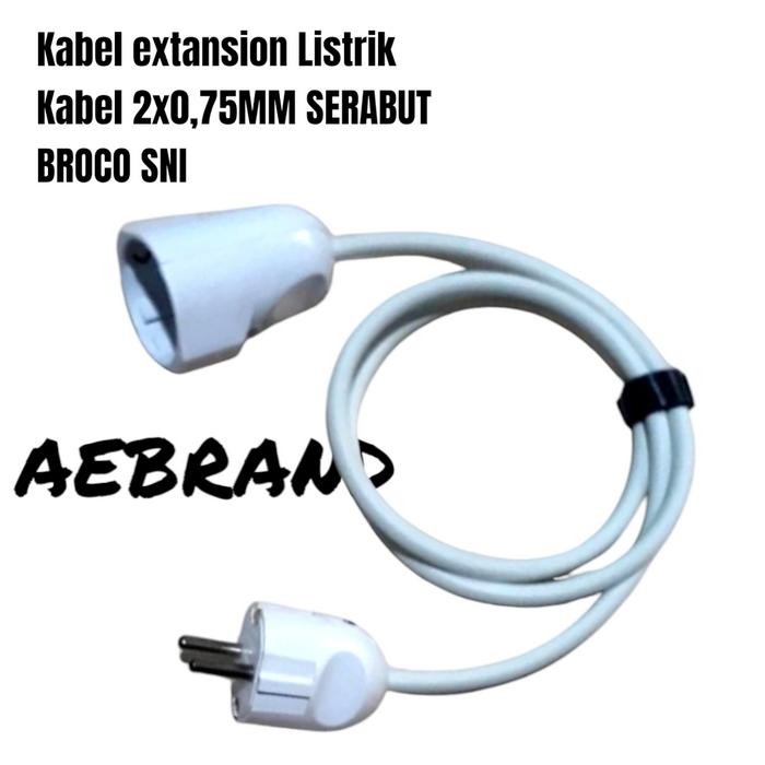 BROCO KABEL EXTENSION SNI STOP KONTAK COLOKAN LISTRIK