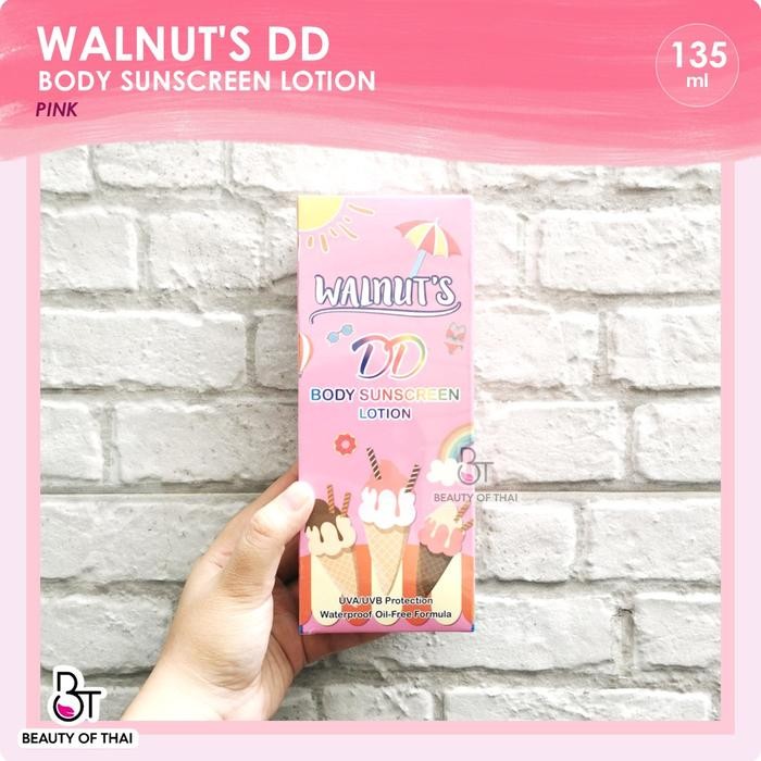 ready stok dd walnut body sunscreen lotion spf50 pa+++ - dd body sunscreen lotion - tabir surya -